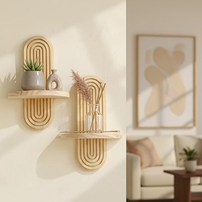 Etagere murale bois design
