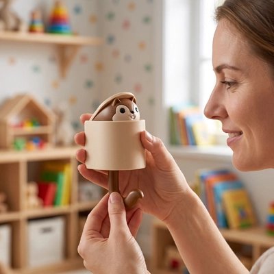 Porte manteau enfant intéractif