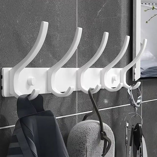 Porte manteau mural blanc