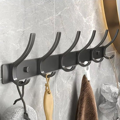 Porte manteau mural gris