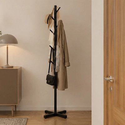 Porte manteau sur pied noir très solide